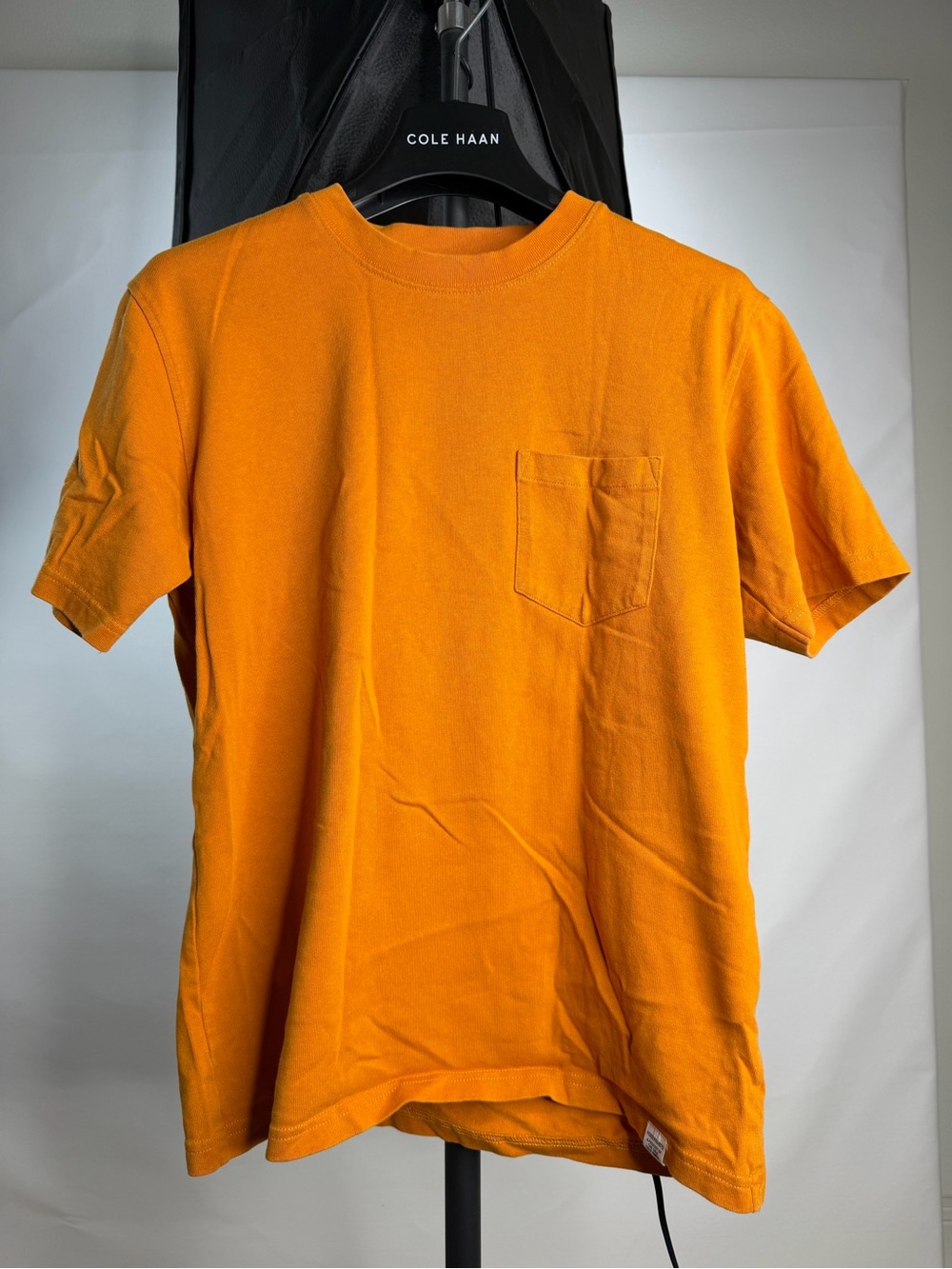 Norse projects Men's Orange Pocket T-Shirt